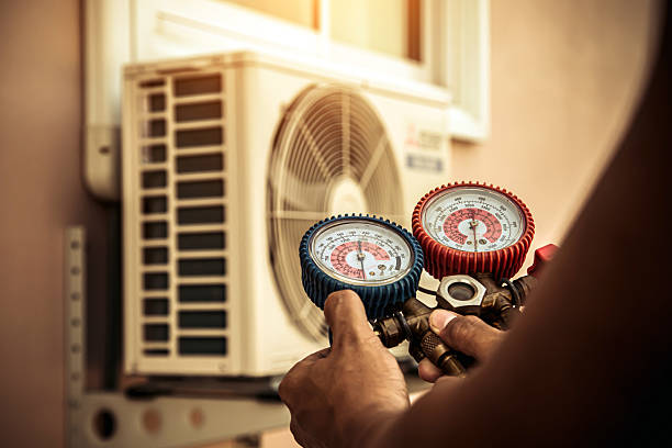 Professional Hvac Maintenance technician working in Tyrone, GA